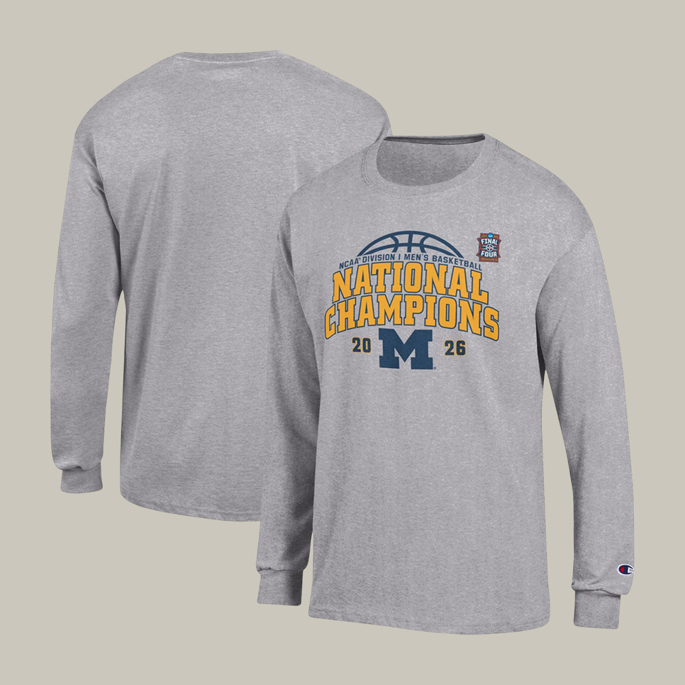 Michigan National Champs Long Sleeve Shirt Champions Basketball Merch Gift For Class Of 2026