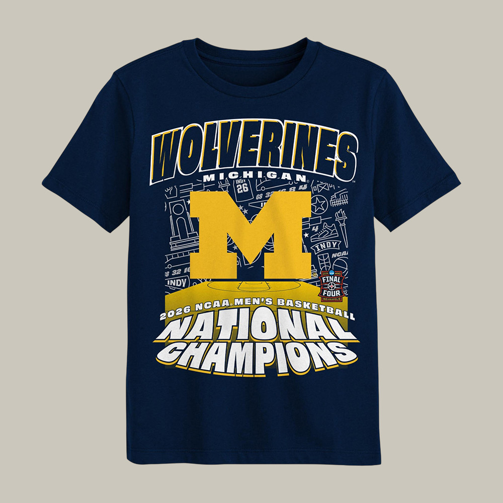 Michigan National Champs T-Shirt 2026 Champions Clothing Gift For Tournament Fans