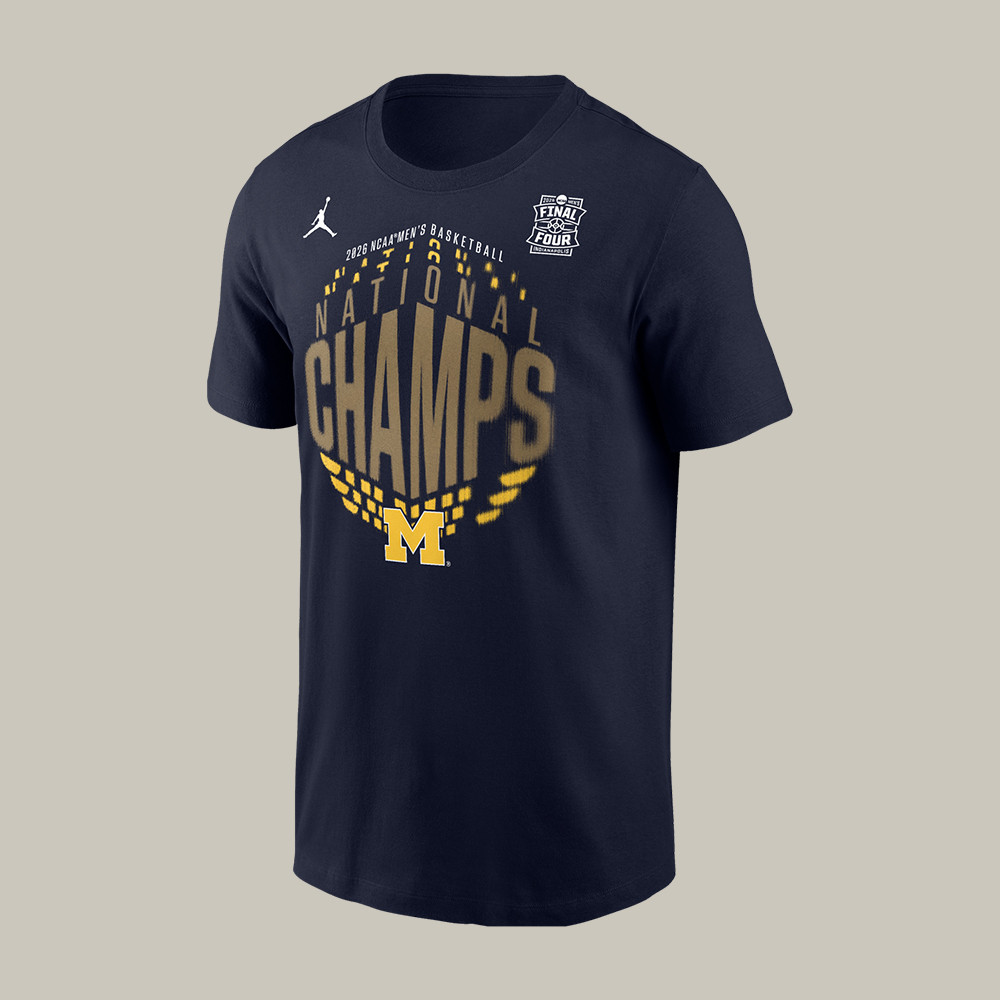 Michigan National Champs T-Shirt Basketball Apparel Gift For Game Day Fans