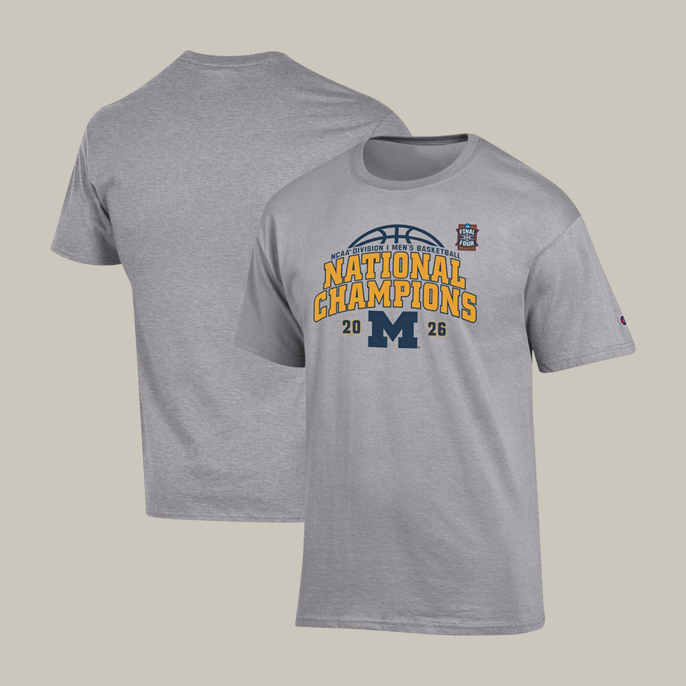 Michigan National Champs T-Shirt Champions Basketball Clothes Gift For Tournament Fans