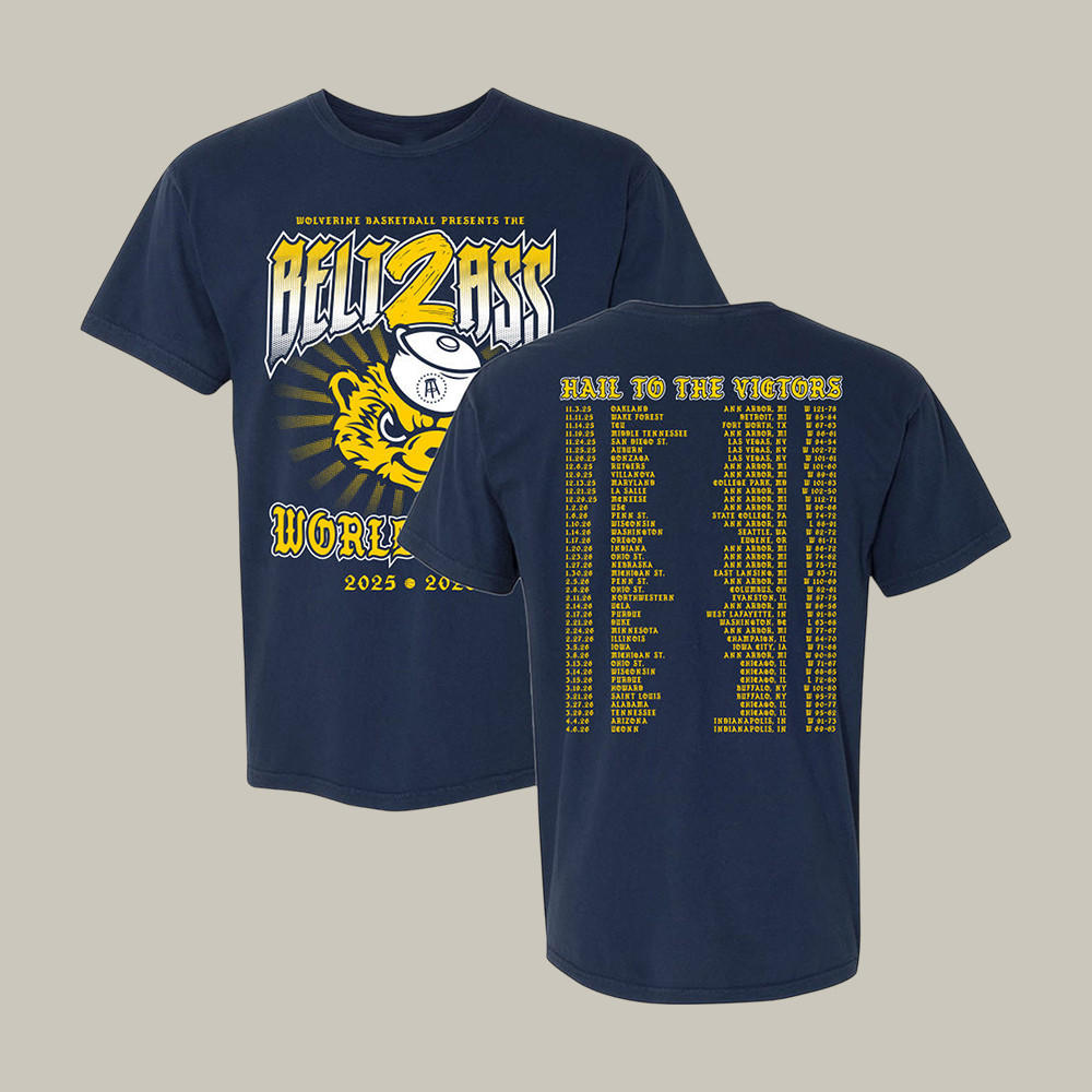 Michigan National Champs T-Shirt Wolverines Basketball Championship Tour Tee Gift For College Fans