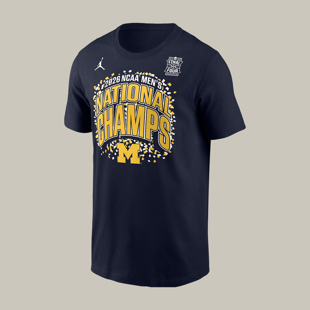 Michigan NCAA Men's Basketball National Champions T-Shirt 2026 Final Four Shirt Fan Gears