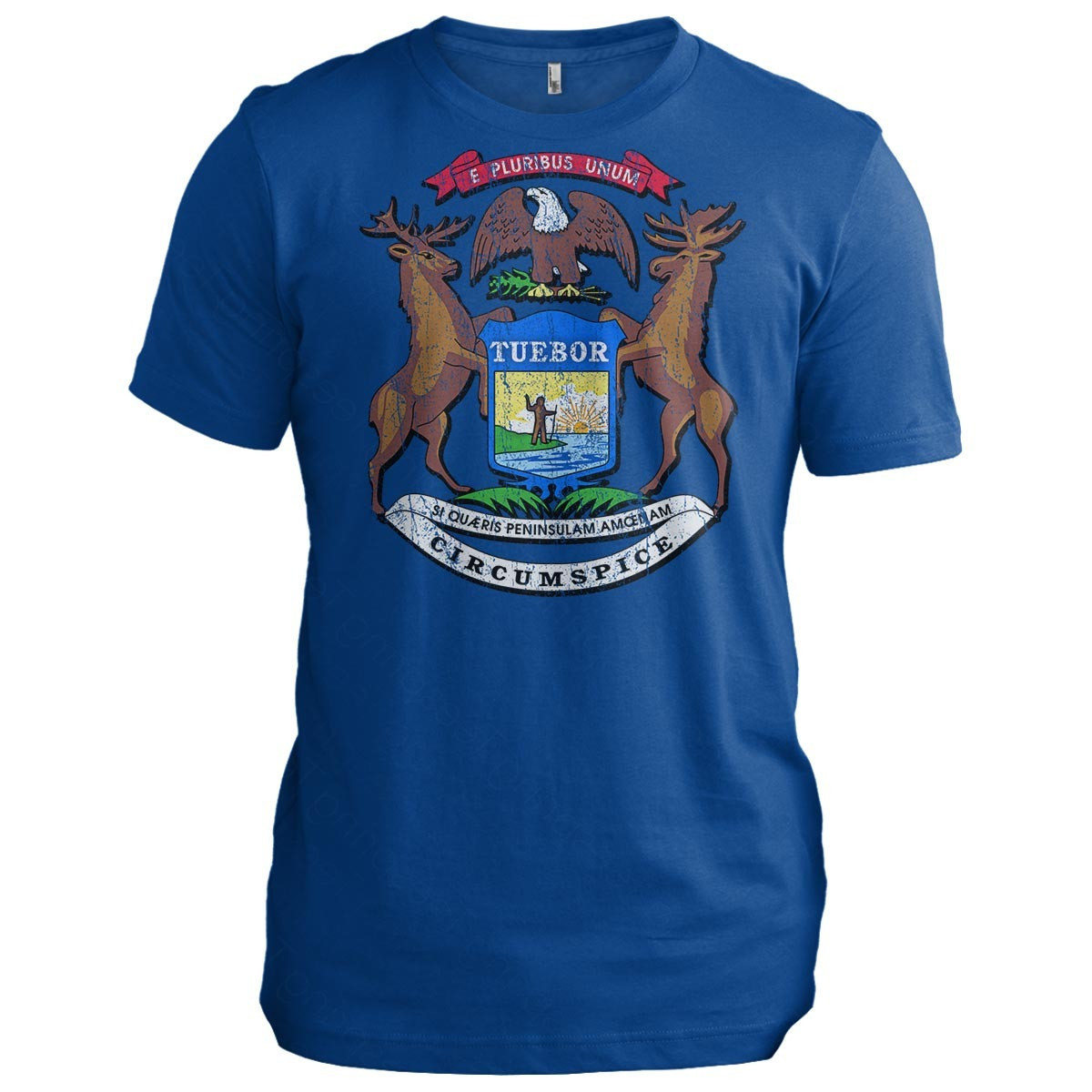 Michigan State Flag Michigan T-Shirt Patriotic Shirts Good Gifts For Brothers