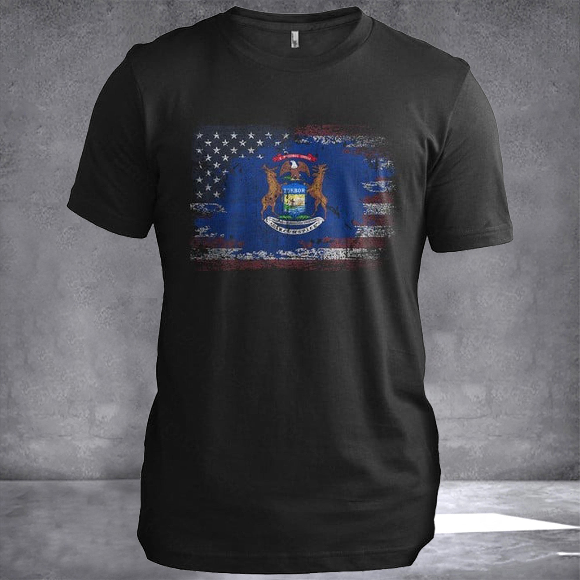Michigan USA Flag Vintage Michigan T-Shirt Patriotic Tees Gifts For Younger Brother Michigan USA Flag Vintage Michigan T-Shirt Patriotic Tees Gifts For Younger Brother