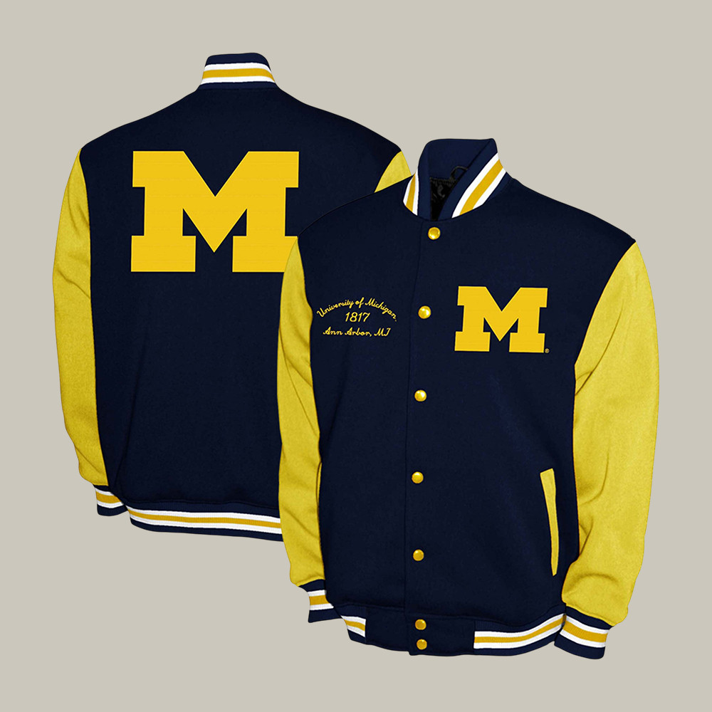 Michigan Wolverines 2026 Basketball Final Four Bomber Jacket Michigan Wolverines Merch Fan Gift