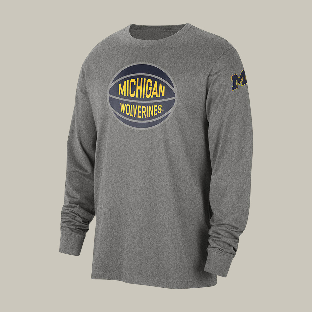 Michigan Wolverines 2026 Basketball Final Four Long Sleeve Shirt Game Day Clothing Gift For Him