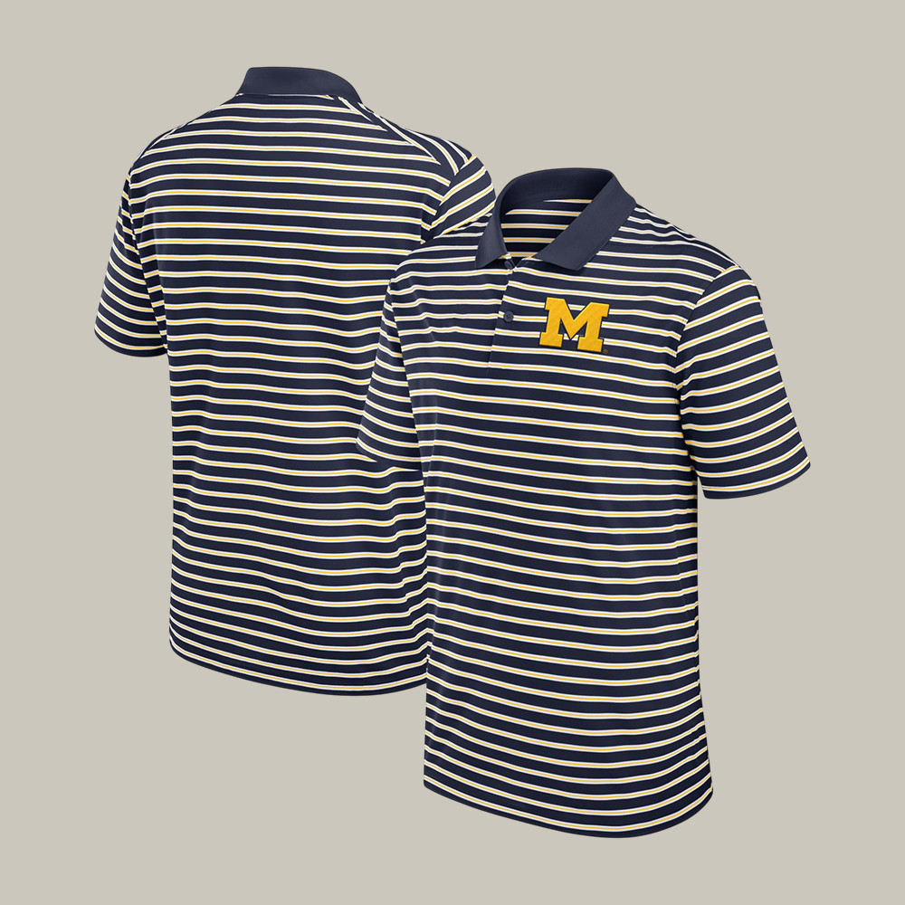 Michigan Wolverines 2026 Basketball Final Four Polo Shirt Michigan Wolverines Merch Basketball Gear