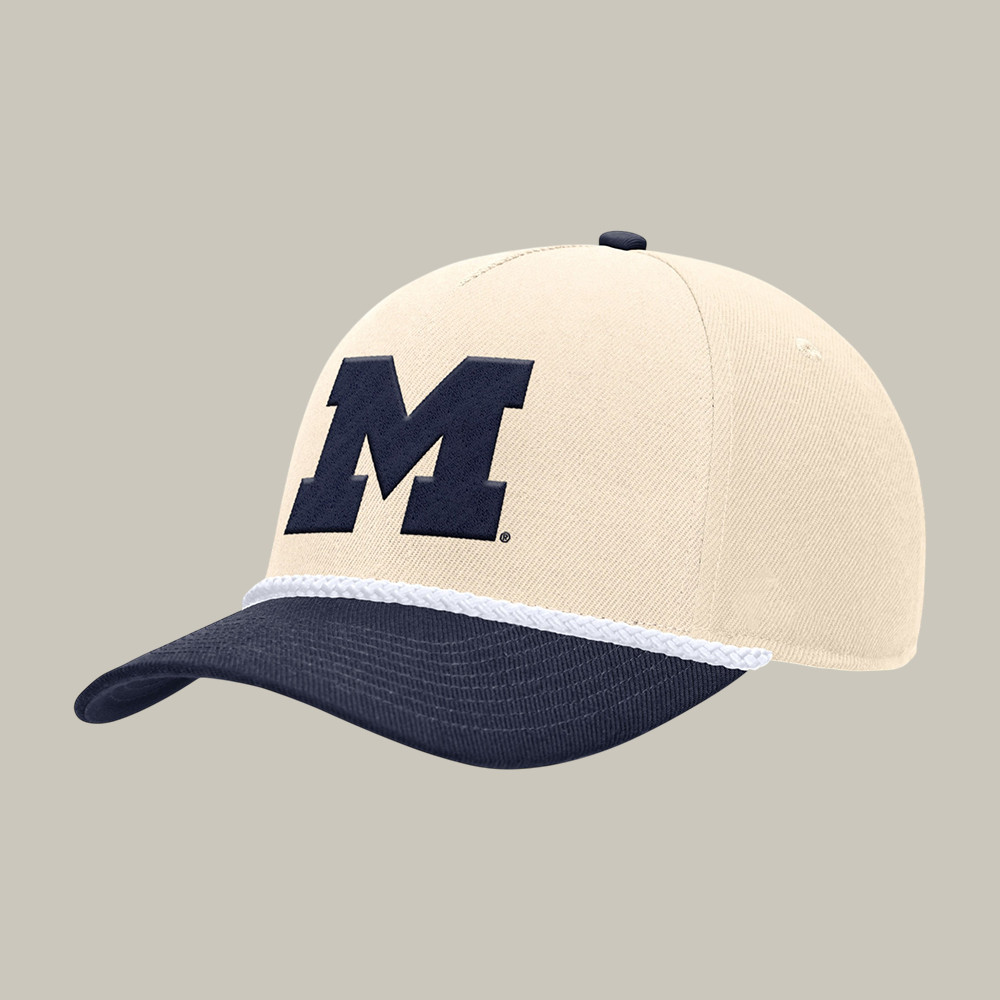 Michigan Wolverines 2026 Basketball Final Four Rope Hat Michigan Wolverines Merch Fan Gift