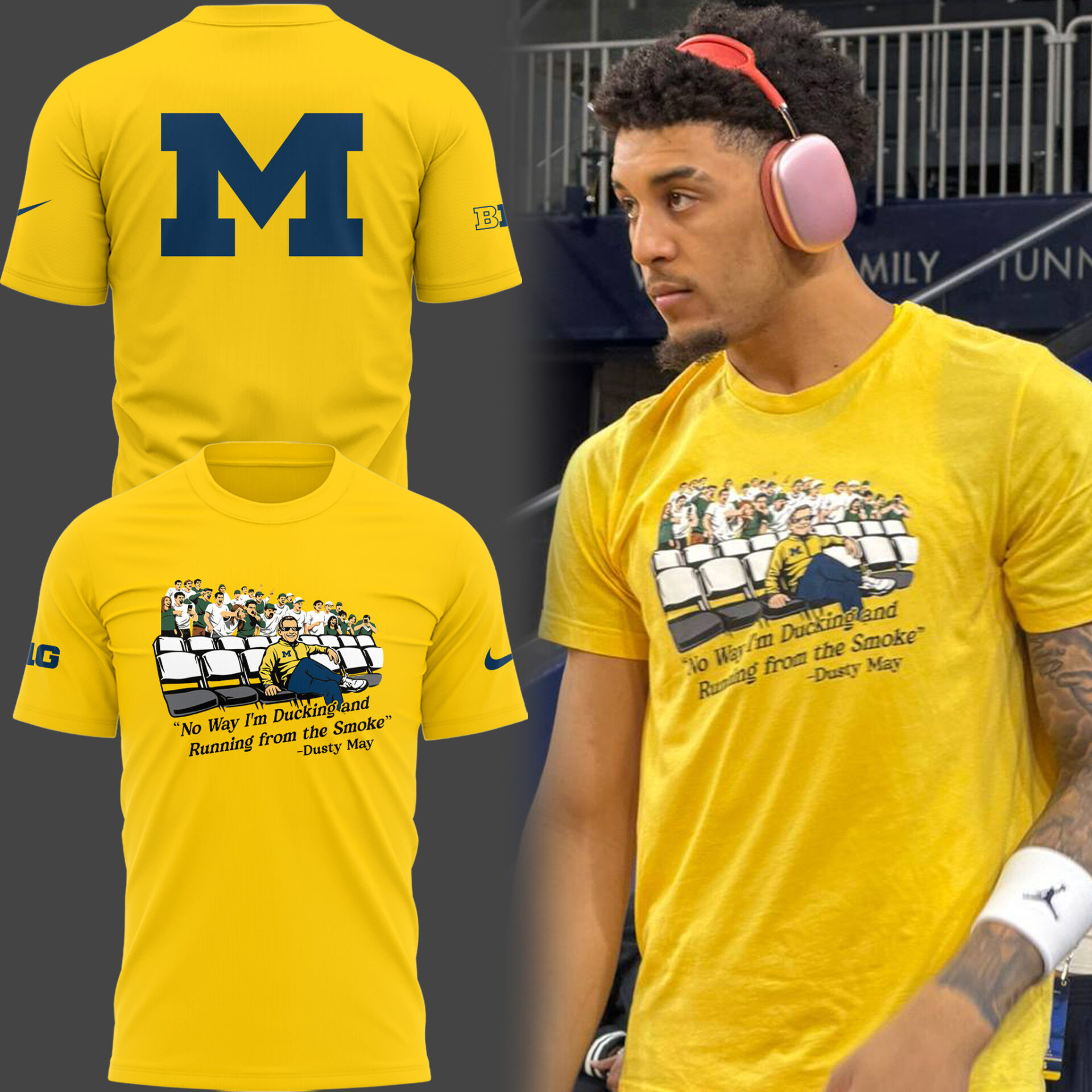 Michigan Wolverines 2026 Basketball Final Four T-Shirt Basketball Lover Shirt Fan Gear