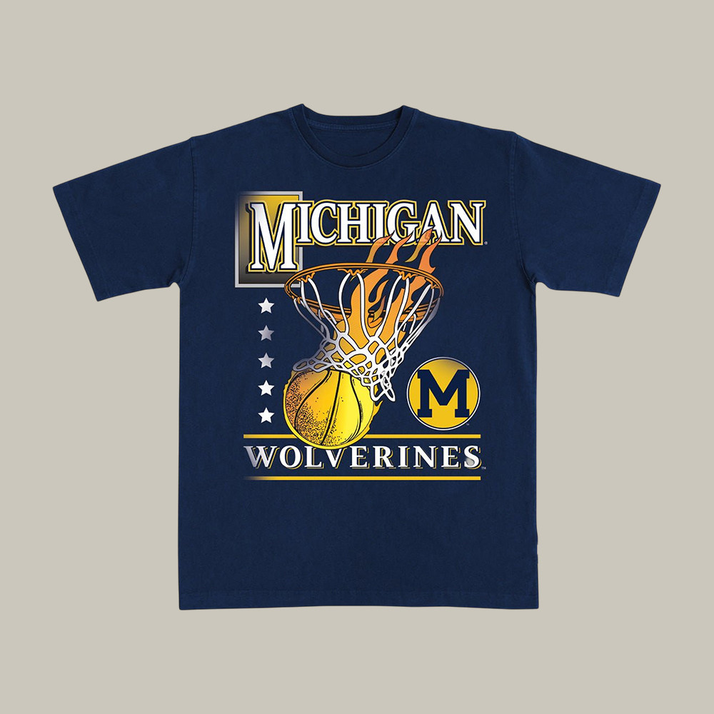 Michigan Wolverines 2026 Basketball Final Four T-Shirt Game Day March Madness Shirt Fan Gear