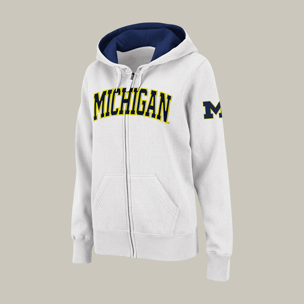 Michigan Wolverines 2026 Basketball Zip Hoodie March Madness Final Four Apparel Fan Gear