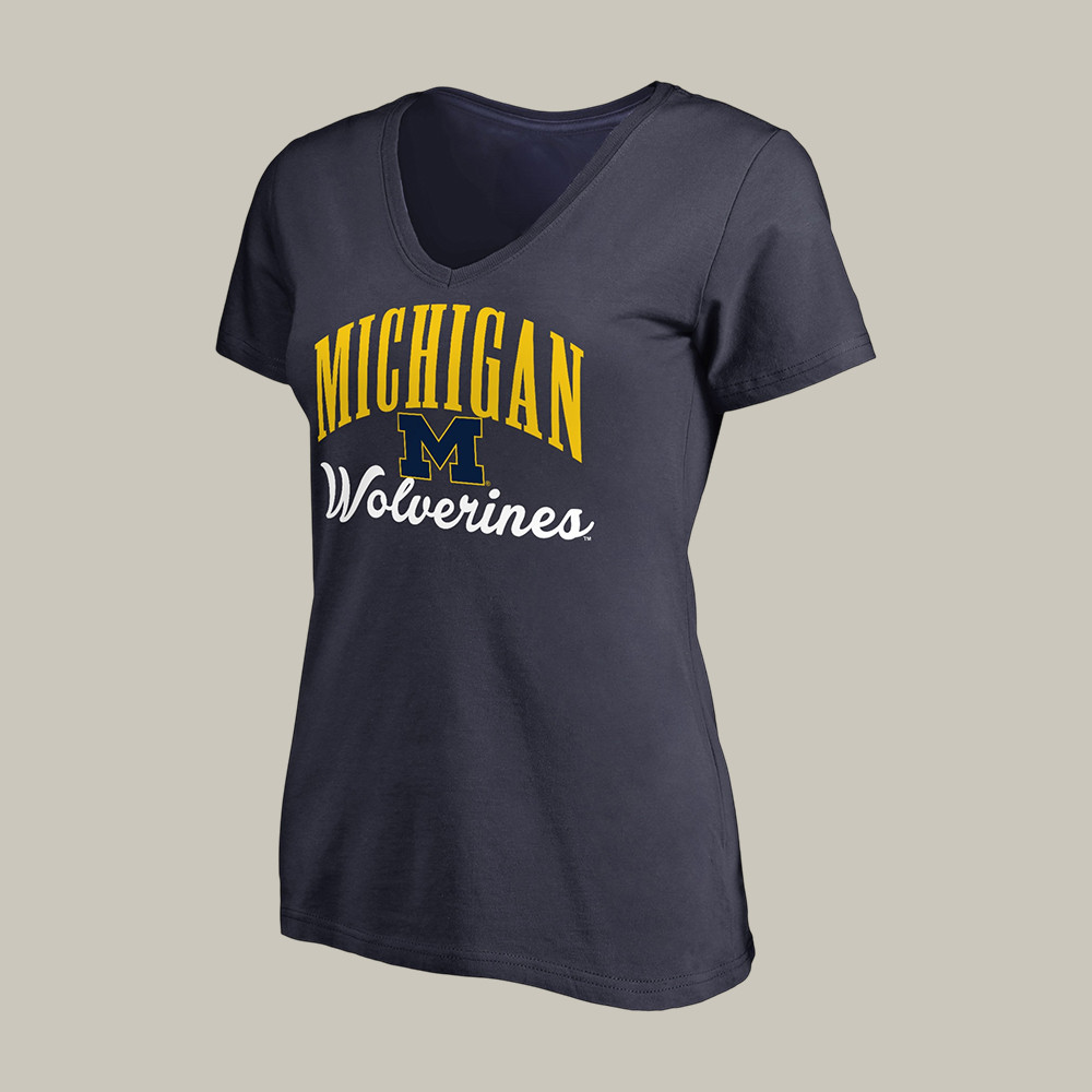 Michigan Wolverines 2026 Final Four V-Neck Shirt Michigan Wolverines Merch Best Gift For Fans