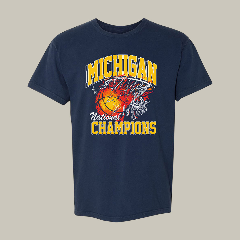 Michigan Wolverines 2026 NCAA Basketball Final Four T-Shirt Michigan National Championships Shirt