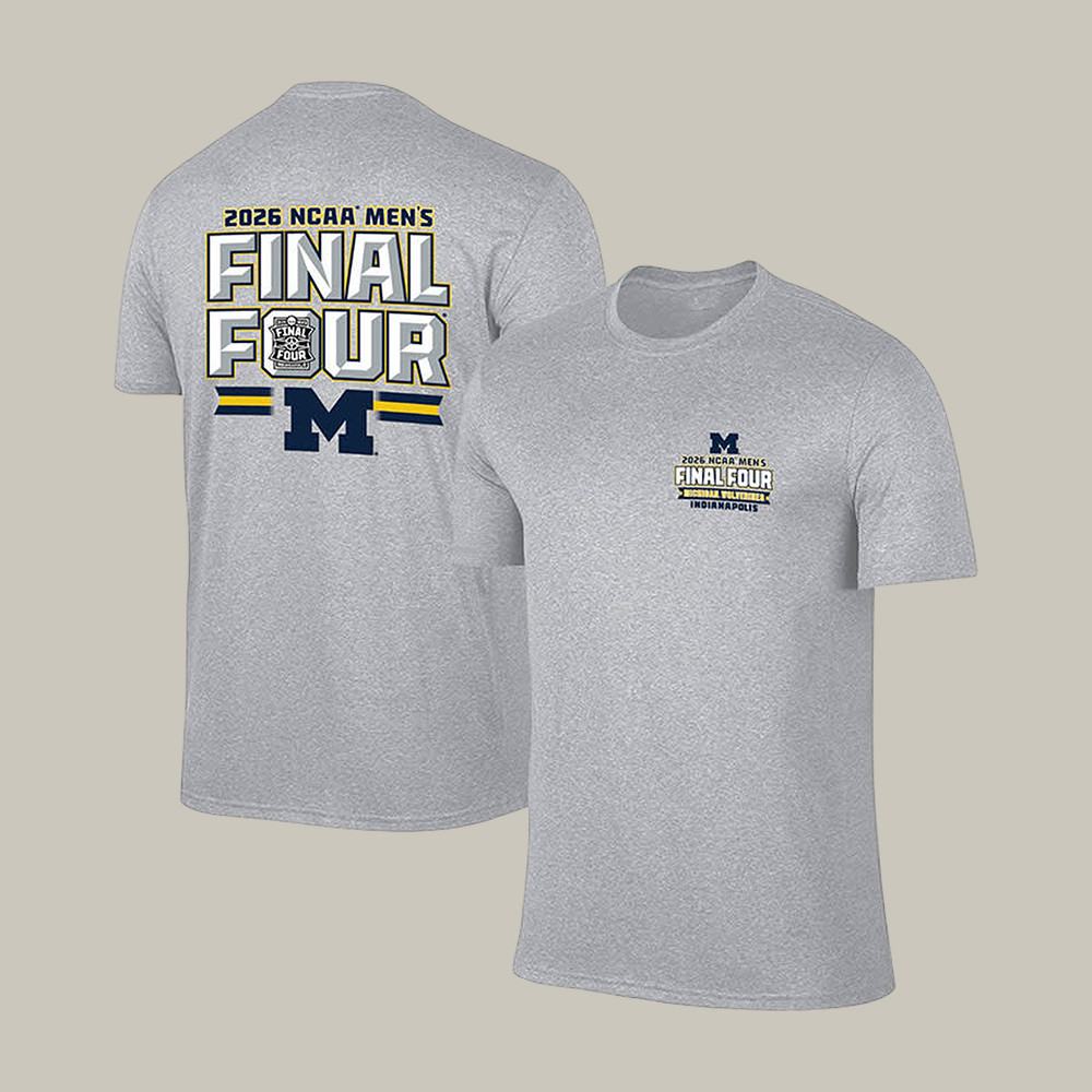 Michigan Wolverines 2026 NCAA Men's Basketball Final Four Bound T-Shirt March Madness Merch