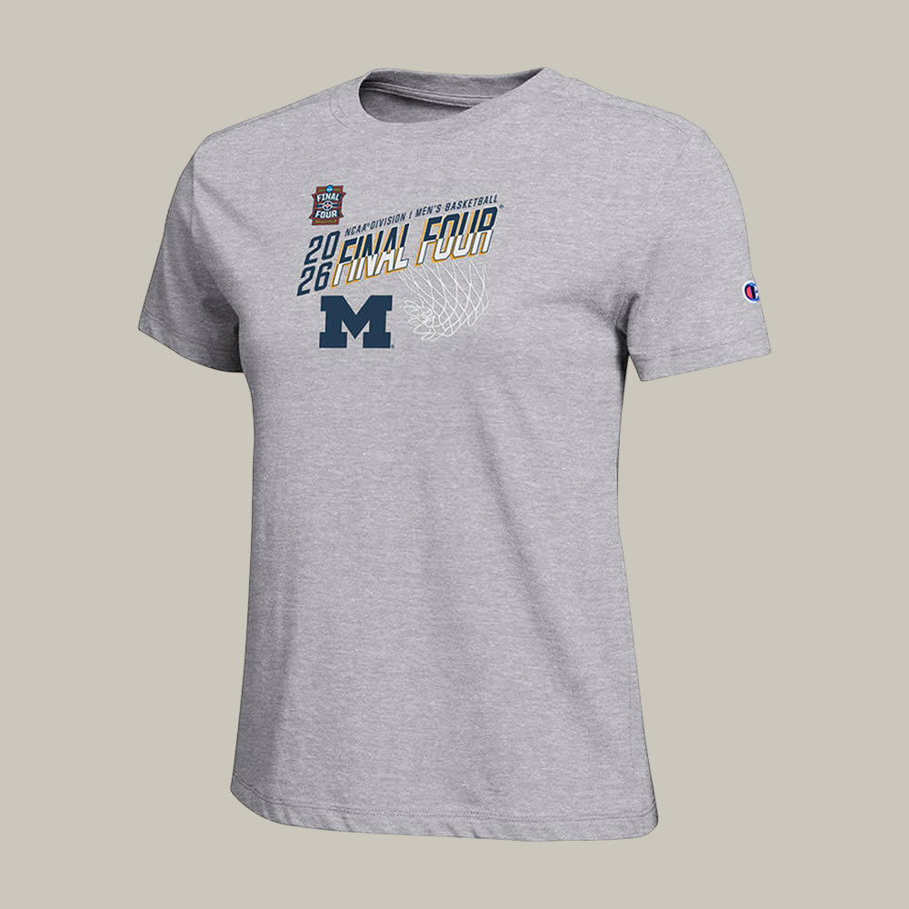 Michigan Wolverines 2026 NCAA Men's Basketball Final Four T-Shirt Michigan Wolverines Merch