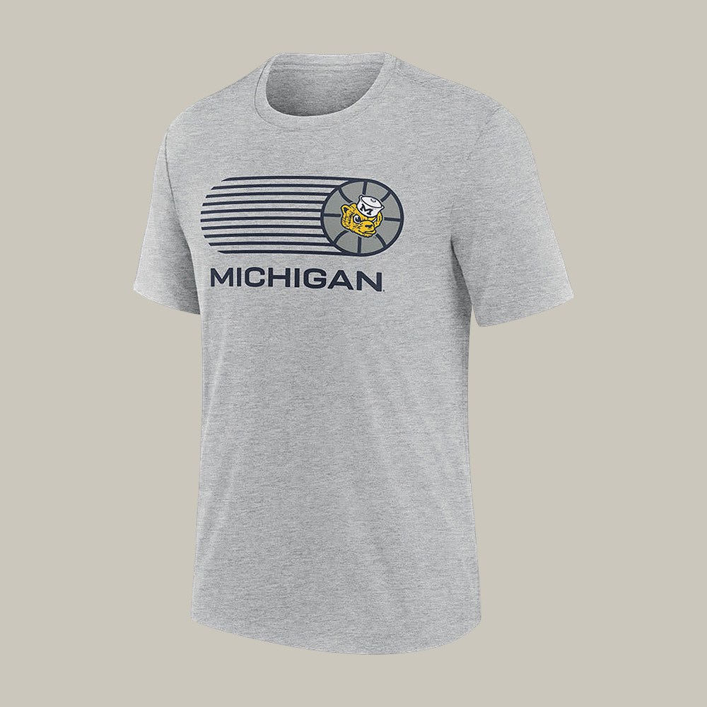 Michigan Wolverines Baskeball T-Shirt Game Day Basketball Clothes Good Gift For Fans