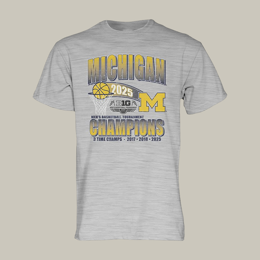 Michigan Wolverines Basketball Champions T-Shirt Michigan Wolverines Merch Gift For Him