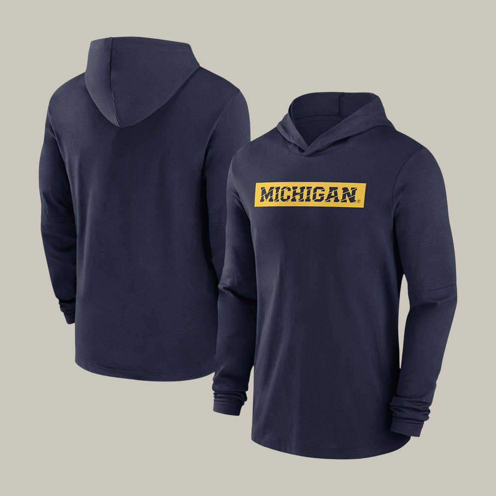 Michigan Wolverines Basketball Final Four Hoodie March Madness Apparel Gift For Father