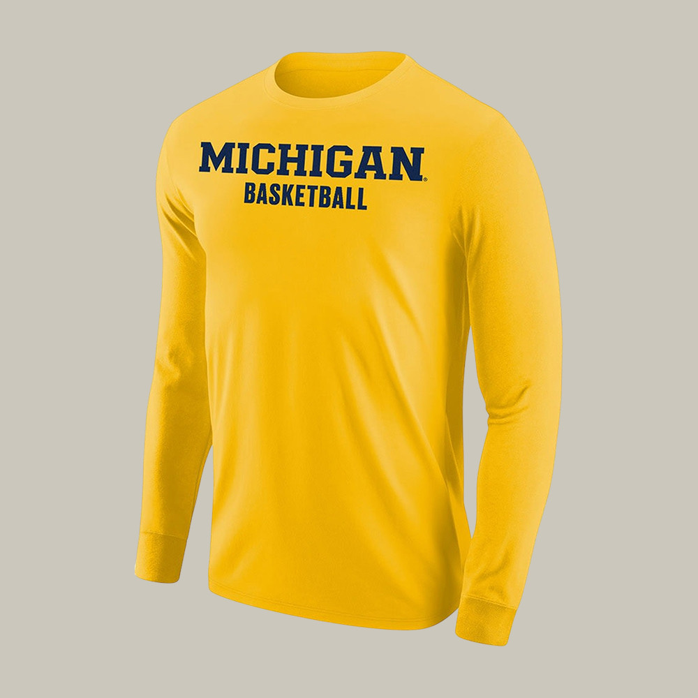 Michigan Wolverines Basketball Final Four Long Sleeve Shirt Michigan Wolverines Apparel Gift For Him