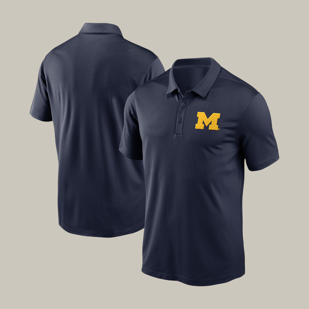 Michigan Wolverines Basketball Final Four Polo Shirt March Madness Bracket Shirt Gift For Fans
