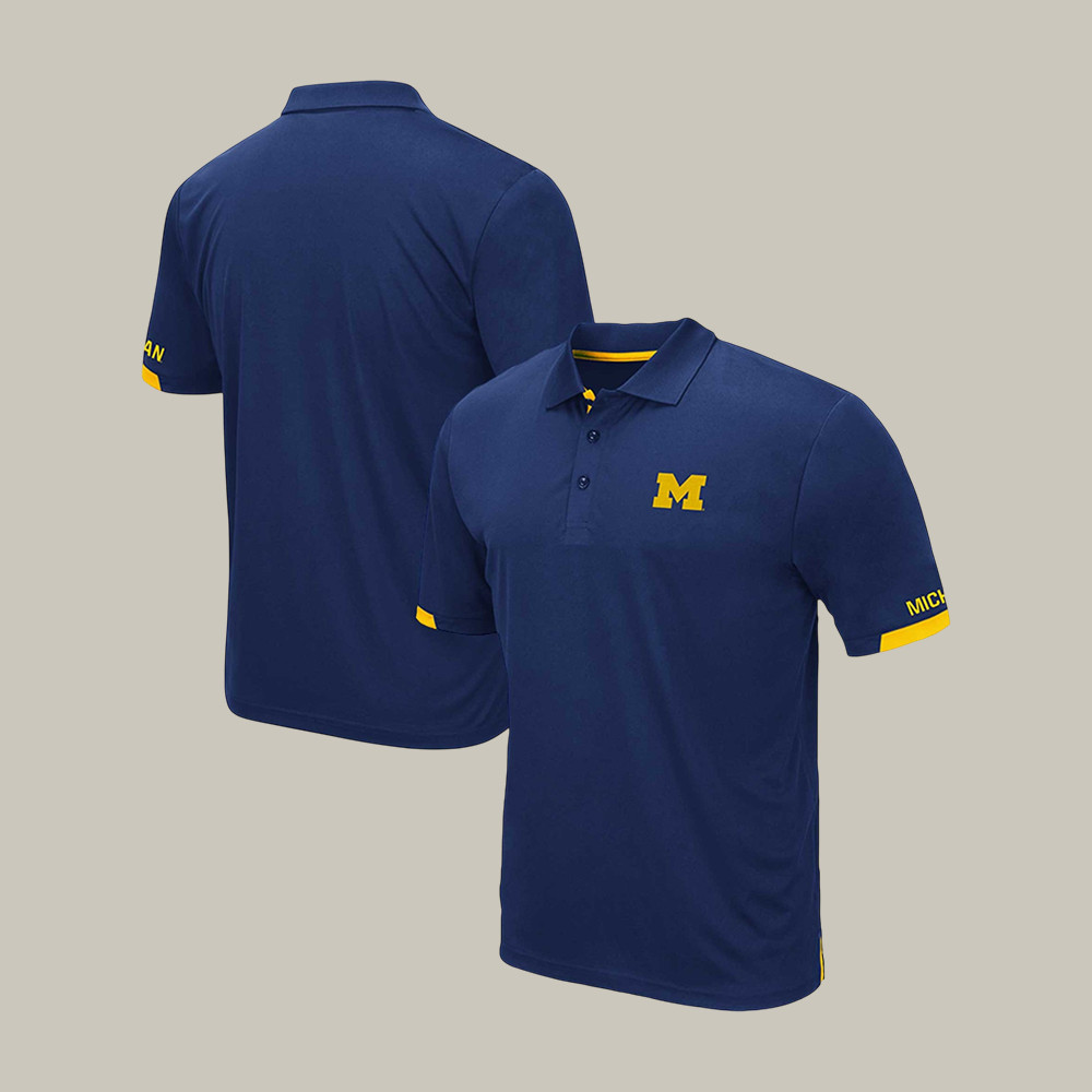 Michigan Wolverines Basketball Final Four Polo Shirt March Madness Clothes Gift For Fans
