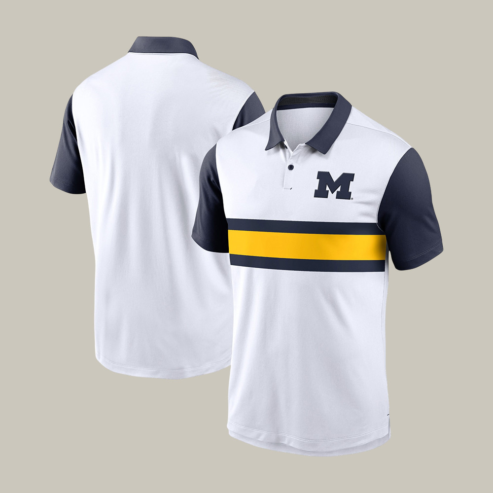 Michigan Wolverines Basketball Final Four Polo Shirt Michigan Wolverines Merch Game Day Gear