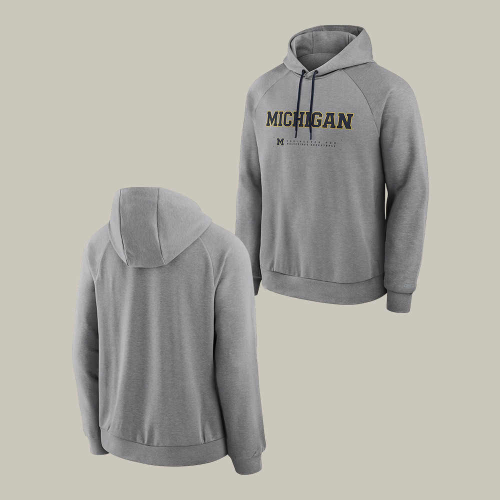 Michigan Wolverines Basketball Hoodie 2026 NCAA Men's Basketball Apparel Gift For Father
