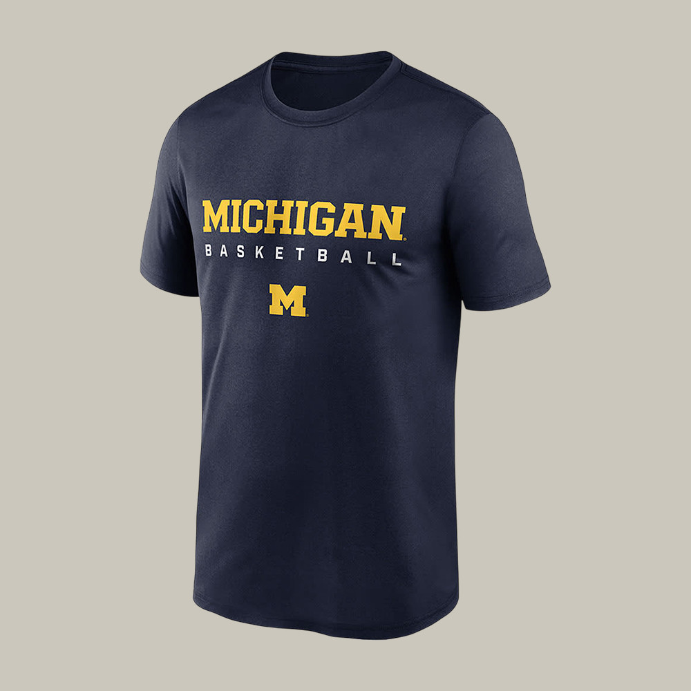 Michigan Wolverines Basketball T-Shirt Game Day Shirt Basketball Lover Present Idea