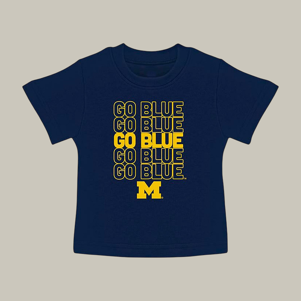 Michigan Wolverines Blue Go Blue T-Shirt March Madness Final Four Shirt Basketball Gear