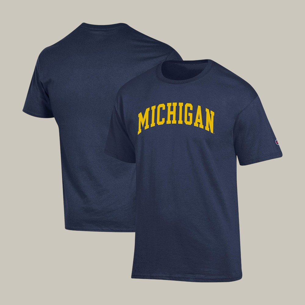 Michigan Wolverines Champion Basketball T-Shirt Michigan Wolverines Merch Gift For Dad