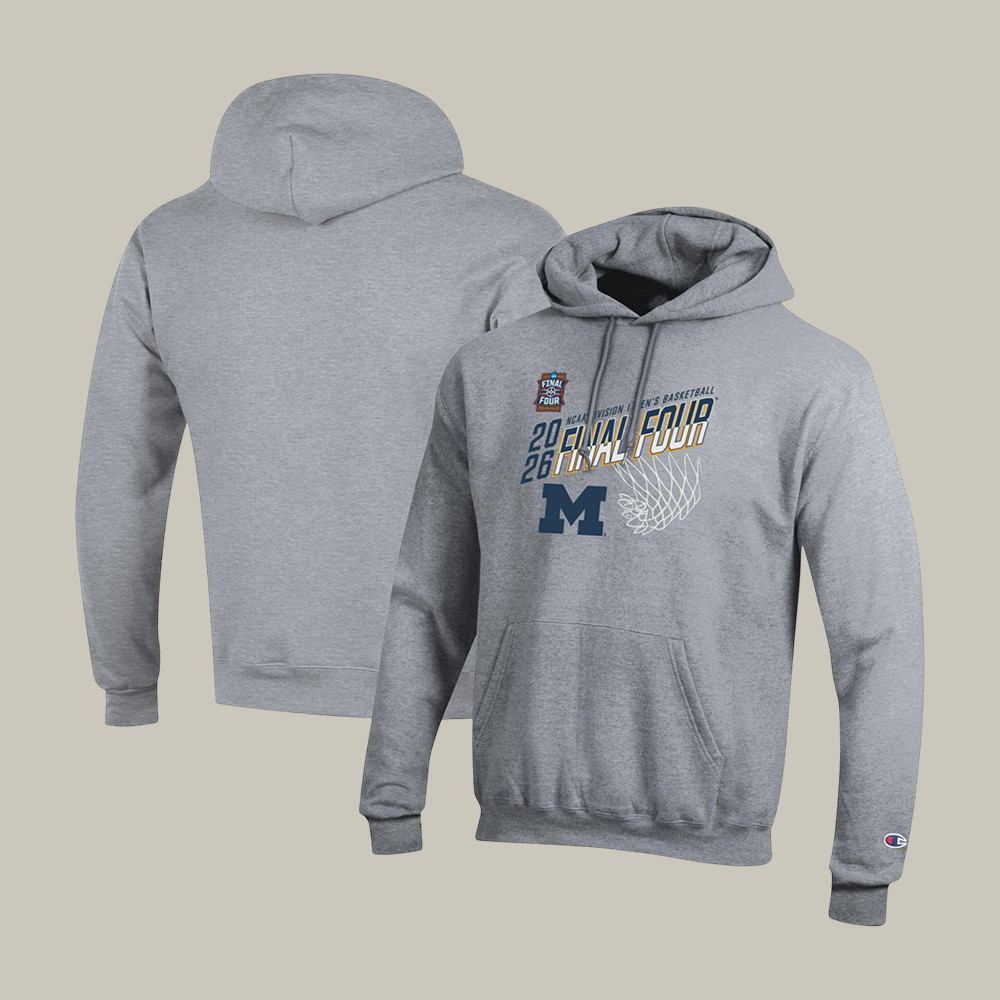 Michigan Wolverines Champion NCAA Men's Basketball Hoodie Michigan Wolverines Apparel