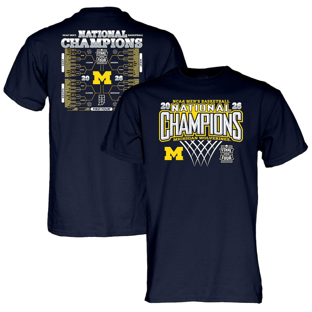 Michigan Wolverines Championships Shirt 2026 NCAA Men's Basketball Merch Gift