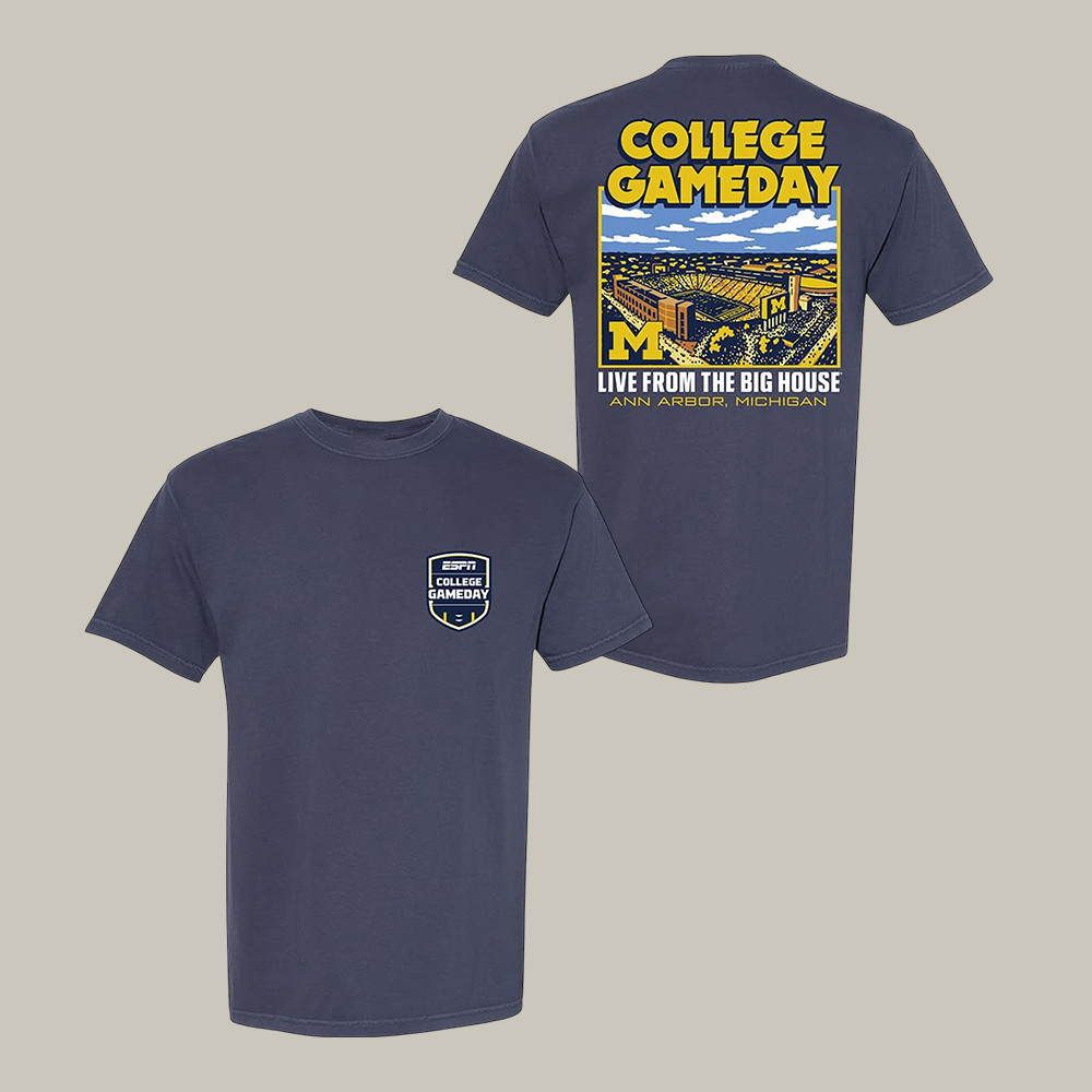 Michigan Wolverines College Gameday T-Shirt Michigan Wolverines Merch Cool Gift For Fans