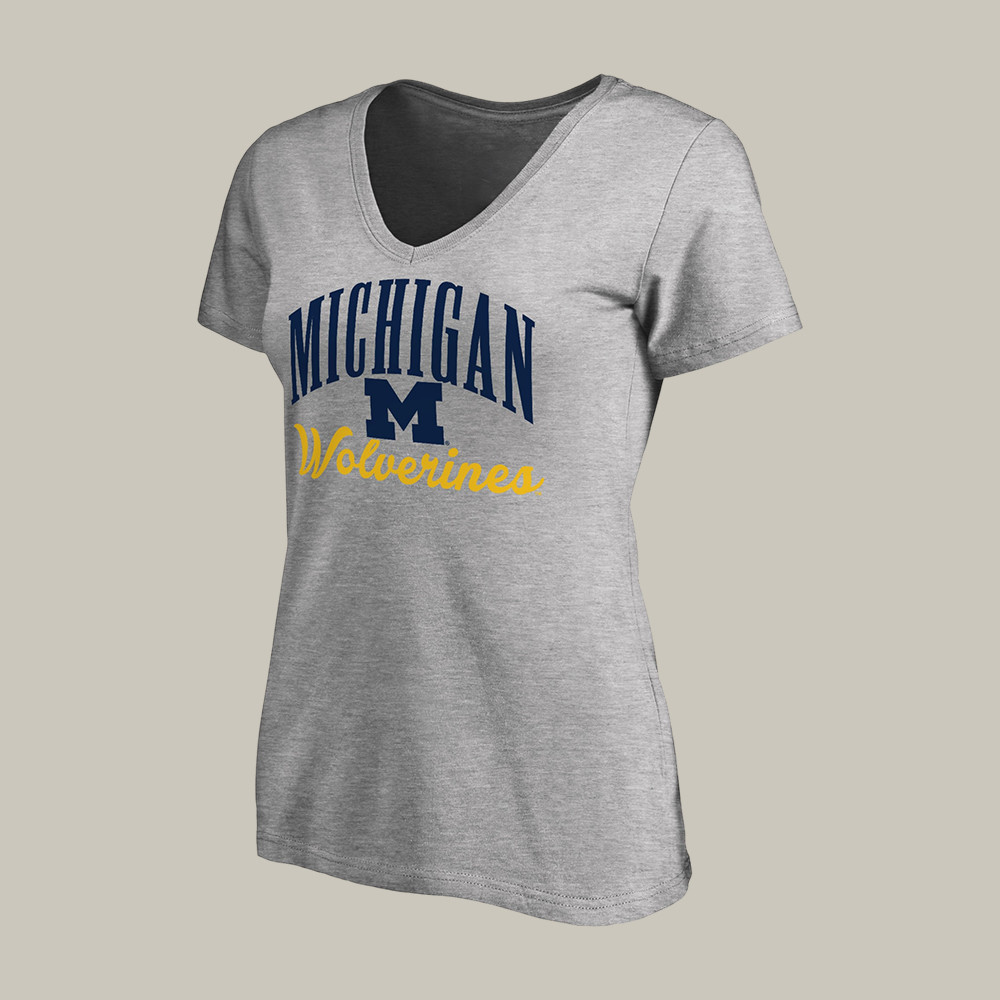 Michigan Wolverines Final Four V-Neck Shirt Basketball Clothes Best Gift For Fans