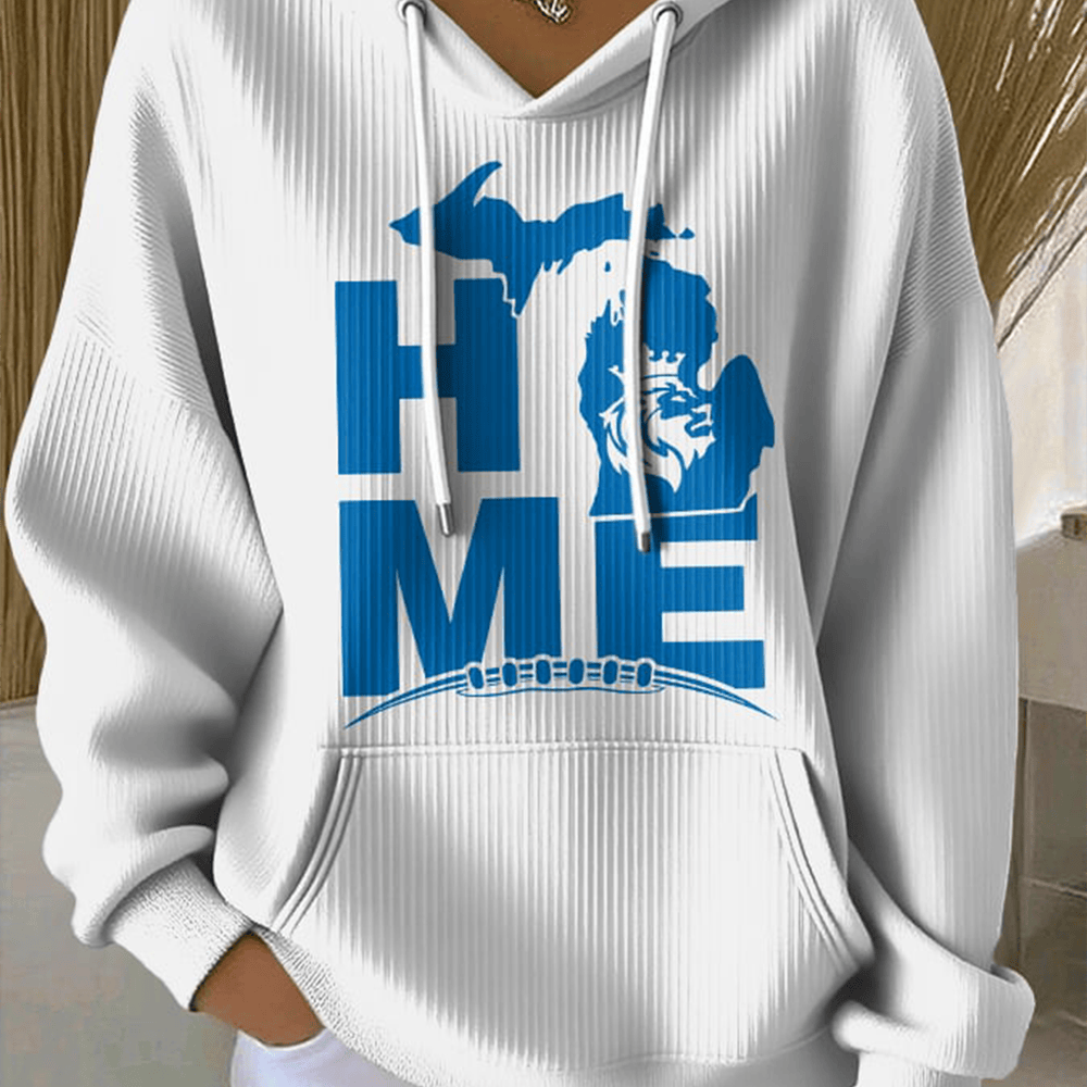 Michigan Wolverines Football Hoodie Michigan Wolverines Merch Football Lover Gift