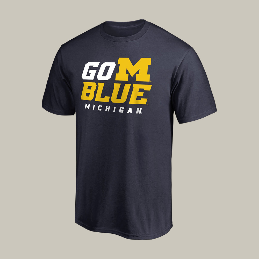 Michigan Wolverines Go M Blue T-Shirt Michigan Wolverines Final Four Shirt Best Gift For Fans