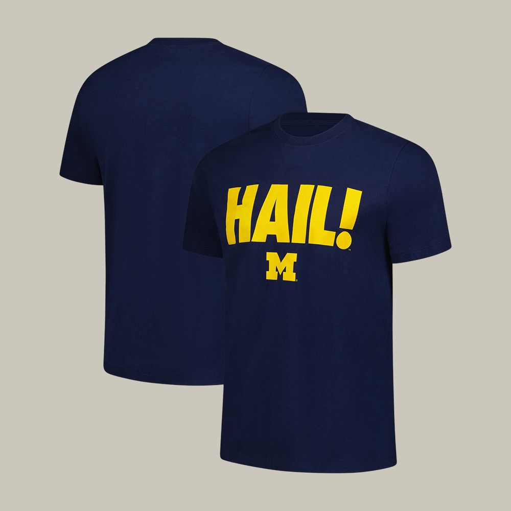 Michigan Wolverines Hail 2026 Final Four T-Shirt March Madness Basketball Clothes Fan Gift Ideas