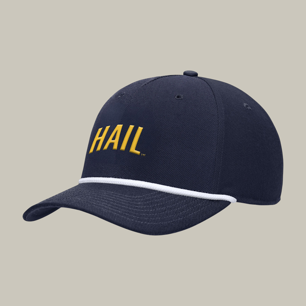 Michigan Wolverines Hail To Victory Rope Hat Basketball Final Four Baseball Cap Fan Gift