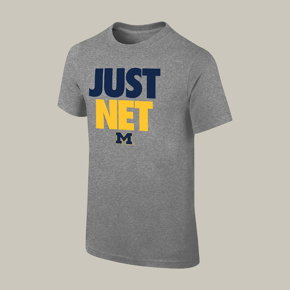 Michigan Wolverines Just Net M Basketball T-Shirt March Madness Final Four Shirt