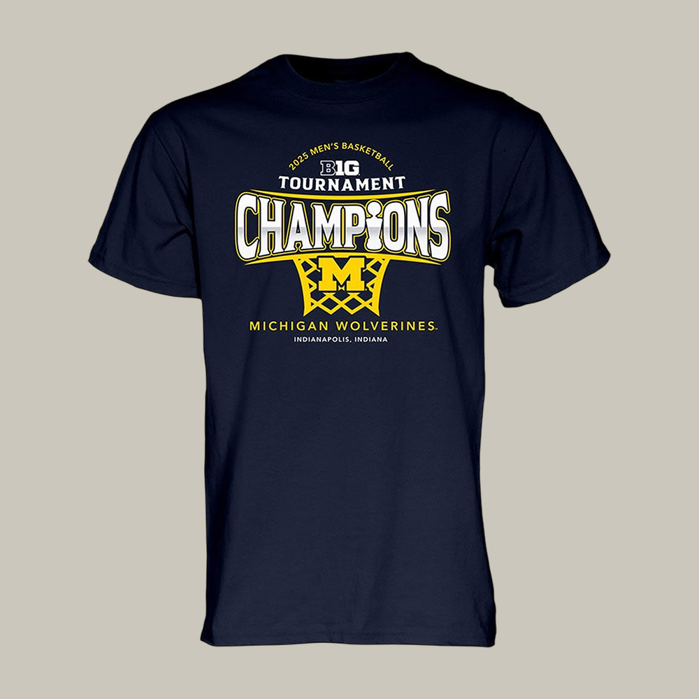 Michigan Wolverines Men's Baksetball Champions Final Four T-Shirt Game Day Clothing Father's Day Gift