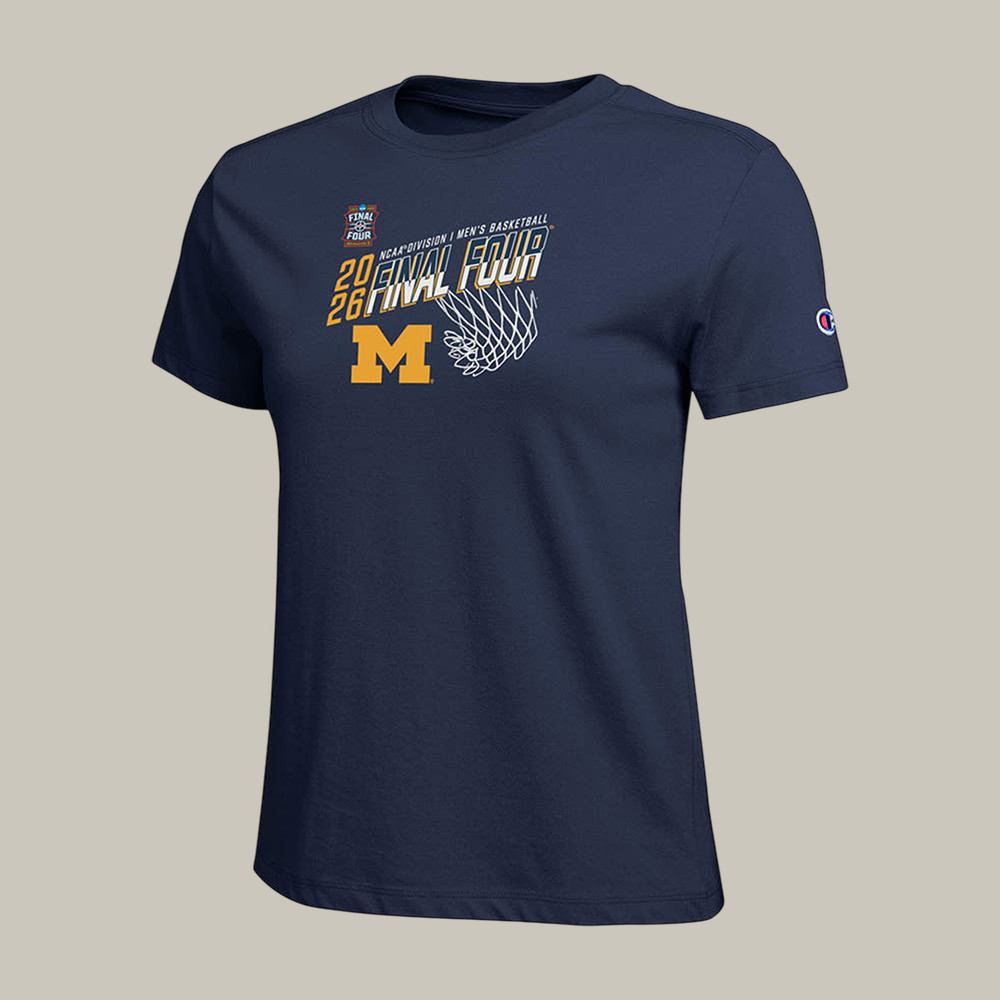 Michigan Wolverines Men's Basketball NCAA 2026 T-Shirt March Madness Final Four Shirt