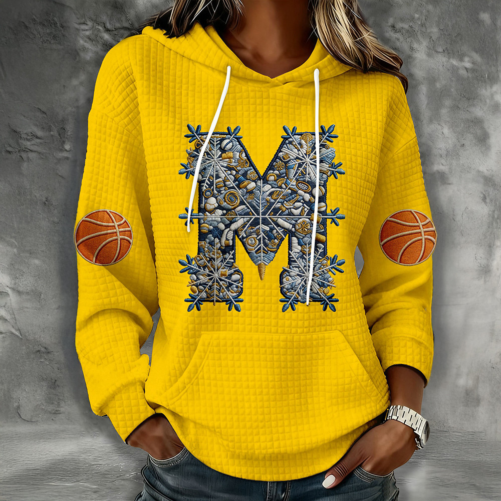 Michigan Wolverines Merch Basketball Hoodie Michigan Wolverines Lover Gifts