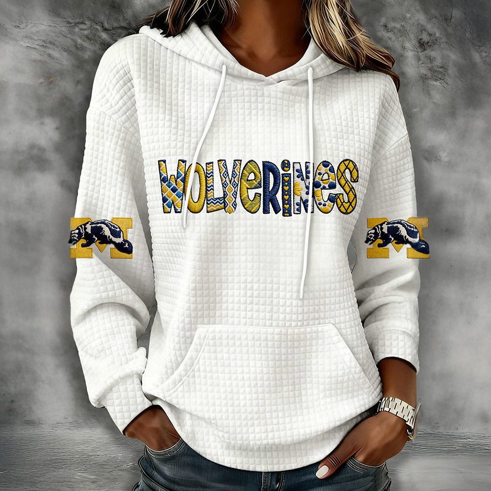 Michigan Wolverines Merch Wolverines Hoodie Game Day Gifts For Basketball Fans