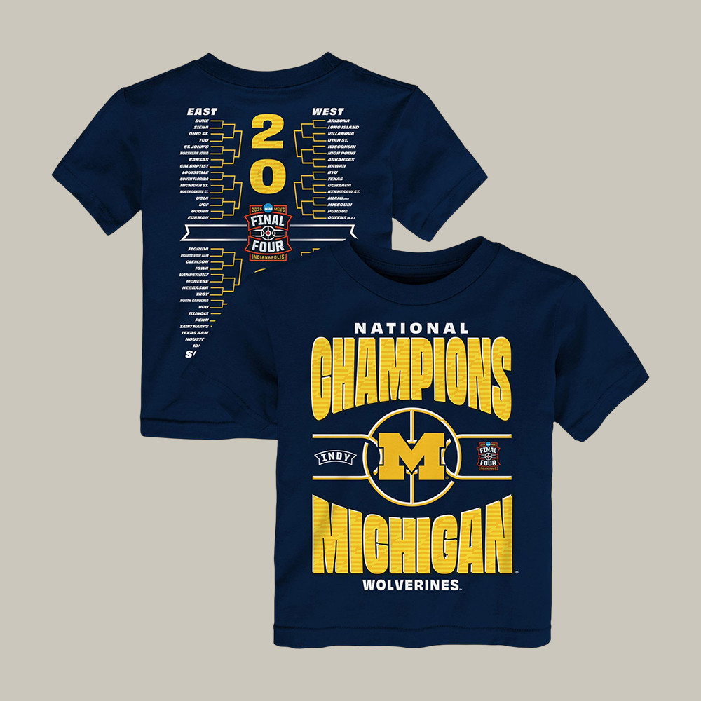 Michigan Wolverines National Championships T-Shirt Basketball Final Four Shirt Gift Idea