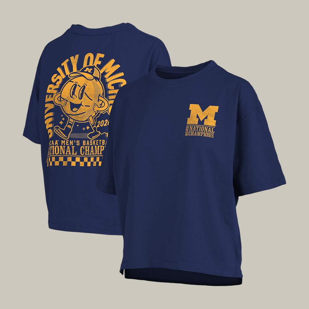 Michigan Wolverines National Championships T-Shirt NCAA Men's Basketball Shirt Gift For Brothers