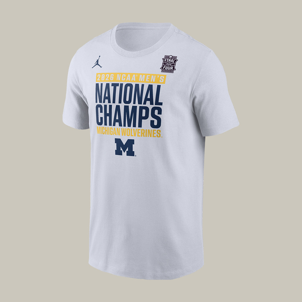 Michigan Wolverines NCAA Men's Basketball National Champions T-Shirt 2026 Final Four Shirt