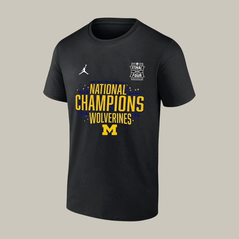 Michigan Wolverines NCAA Men's Basketball National Champions T-Shirt Basketball Lover Shirt