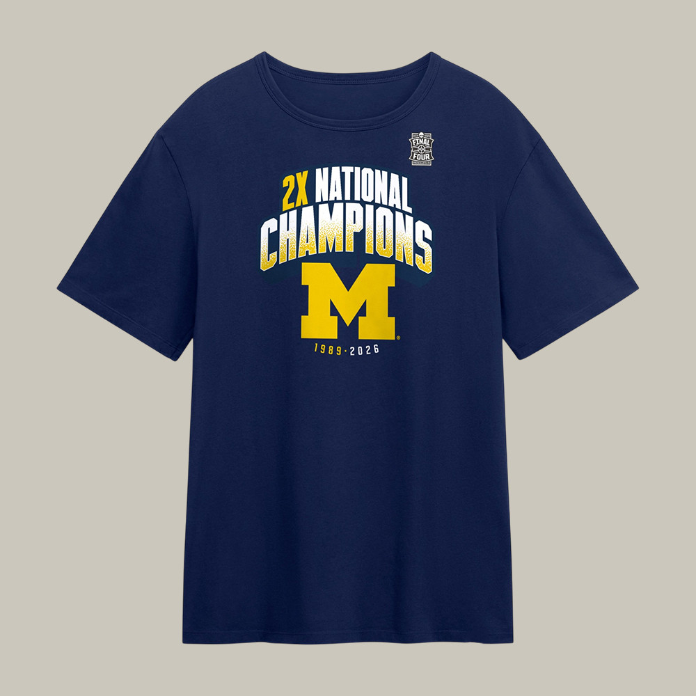 Michigan Wolverines NCAA Men's Basketball National Champions T-Shirt Final Four 2026 Shirt