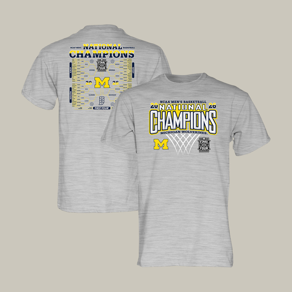 Michigan Wolverines NCAA Men's Basketball National Champions T-Shirt Mi Championship Clothes