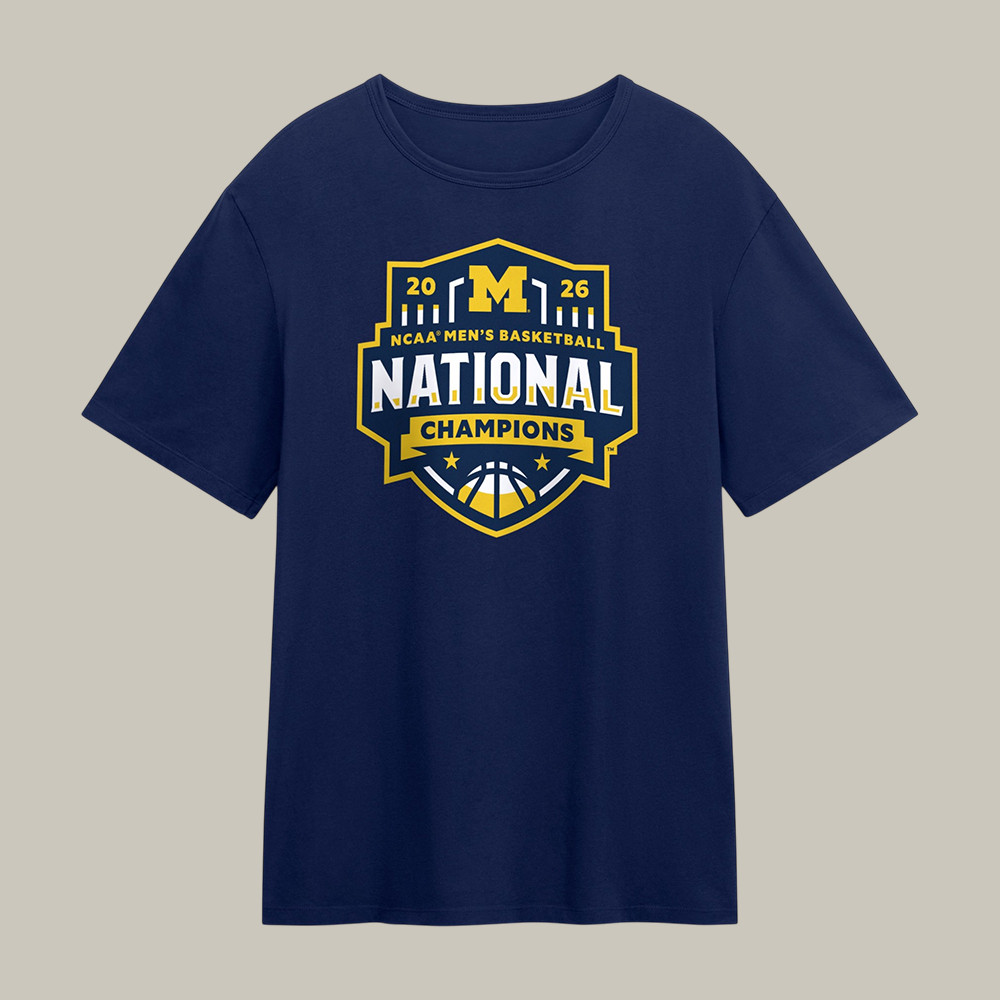 Michigan Wolverines NCAA Men's Basketball National Champions T-Shirt Michigan Champions Shirt